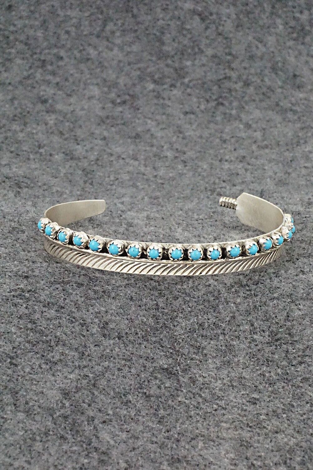 Turquoise and Sterling Silver Bracelet - Aaron Davis