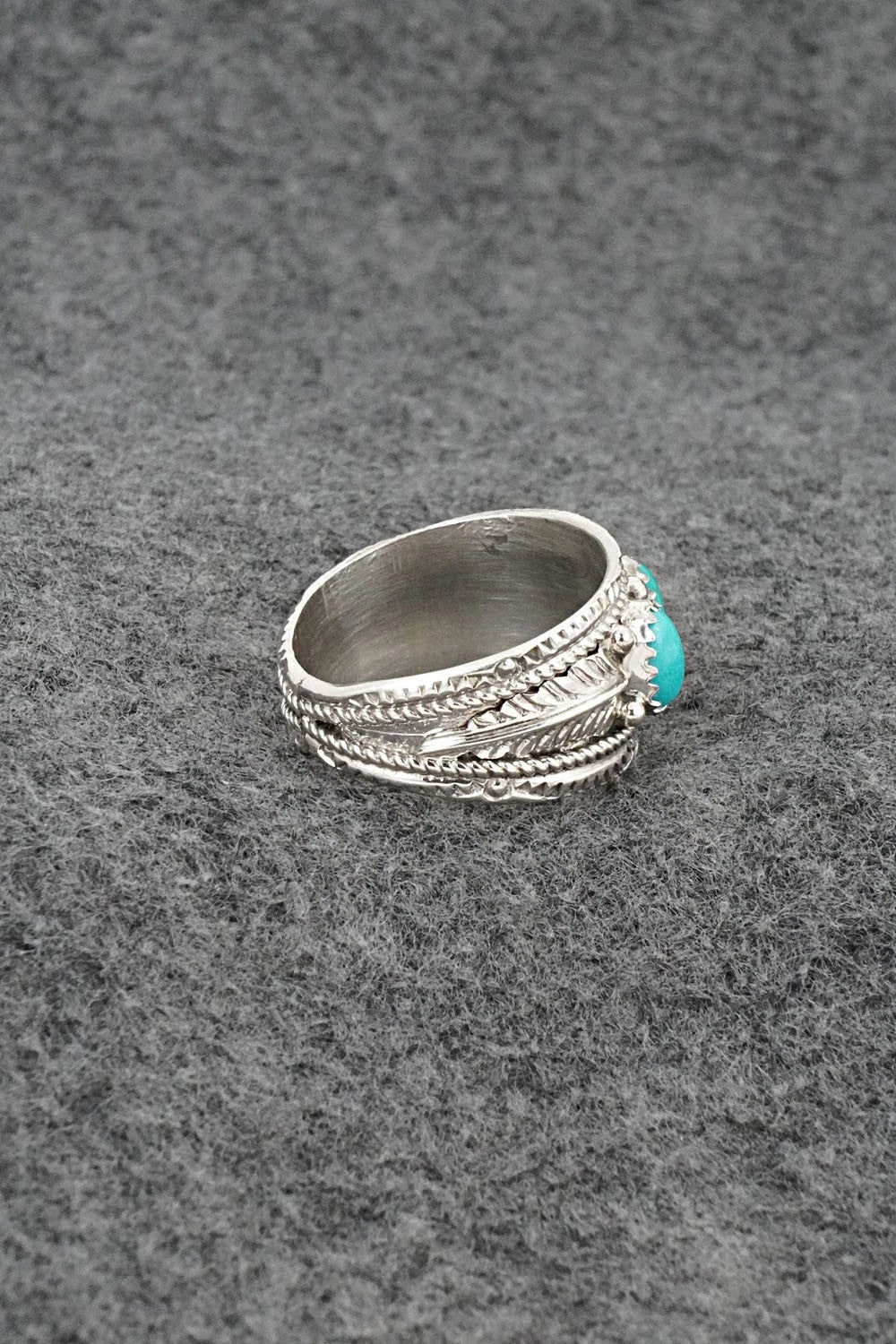 Turquoise & Sterling Silver Ring - Betty Begaye - Size 10