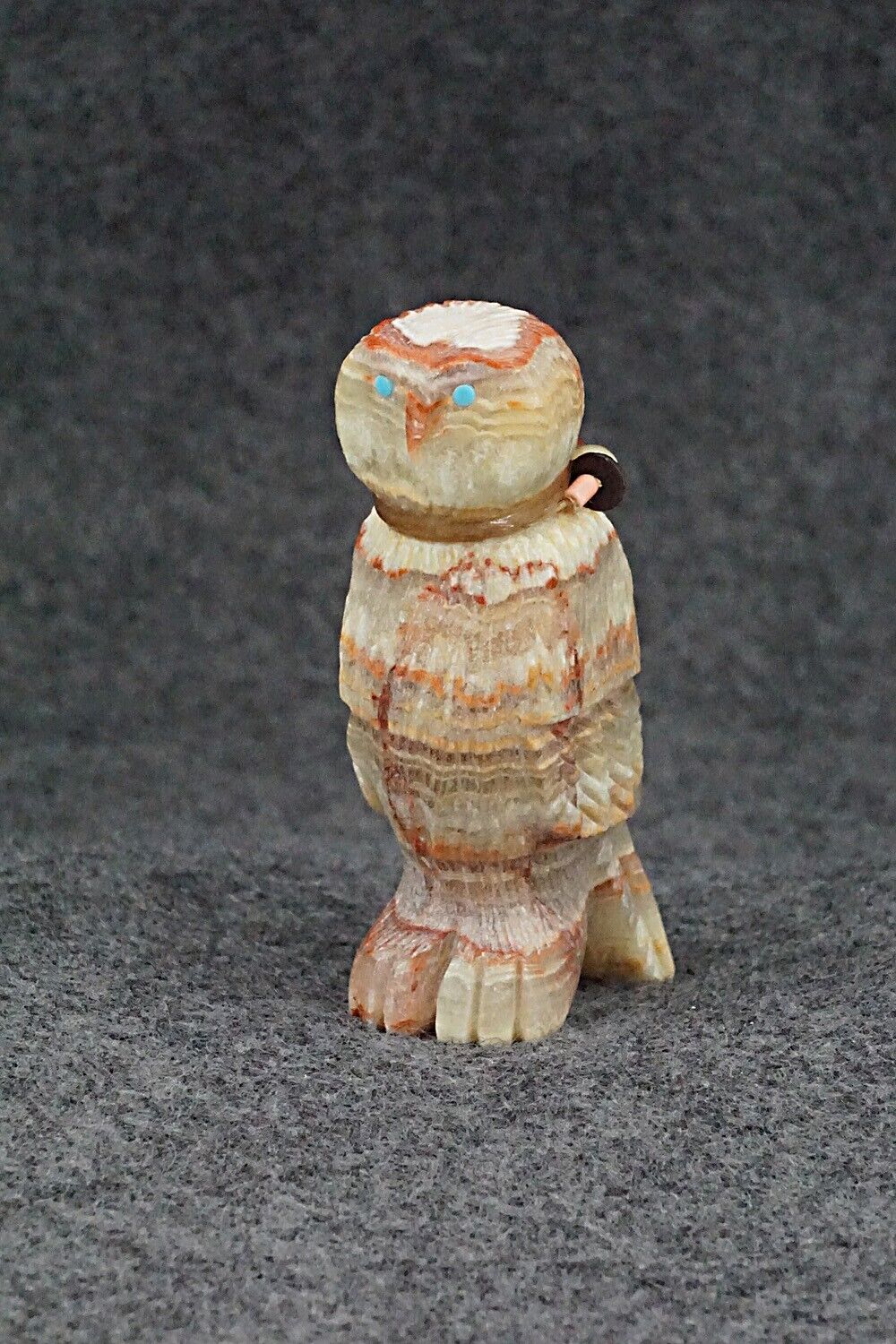 Owl Zuni Fetish Carving - Douglas Martza