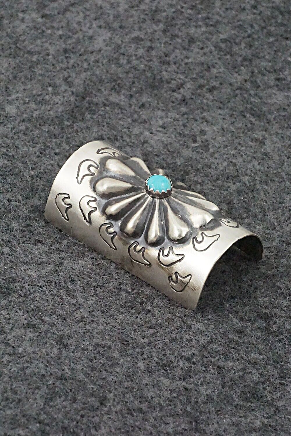 Turquoise & Sterling Silver Hair Pin - Arlene Soce