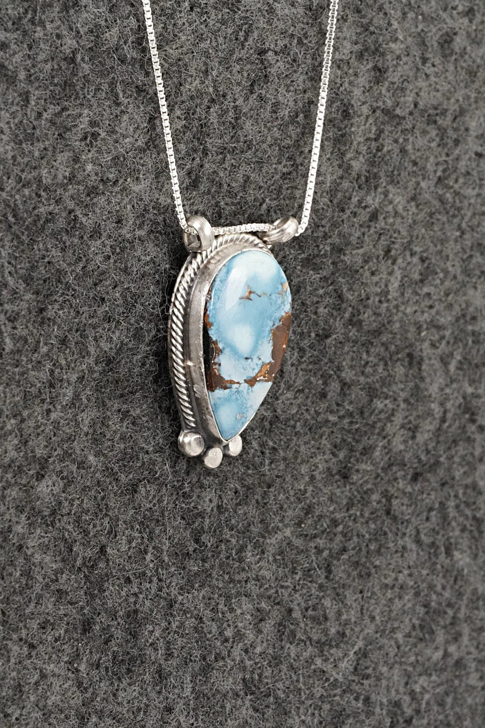 Turquoise & Sterling Silver Necklace - Sharon McCarthy