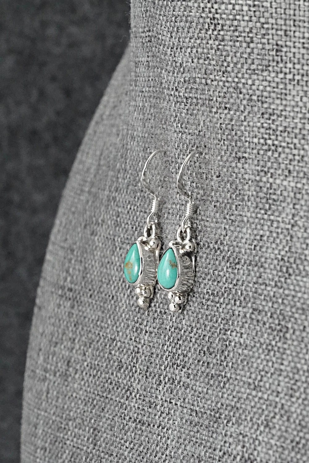 Turquoise and Sterling Silver Earrings - Sharon McCarthy