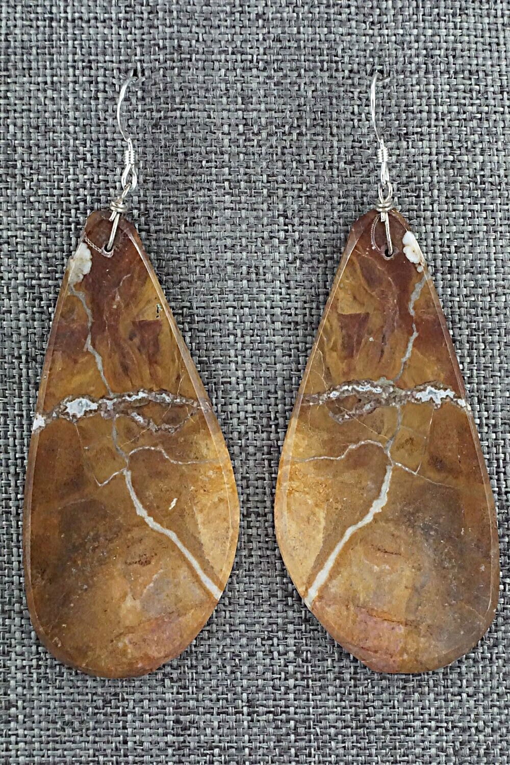 Wild Horse & Sterling Silver Earrings - Francis Garcia