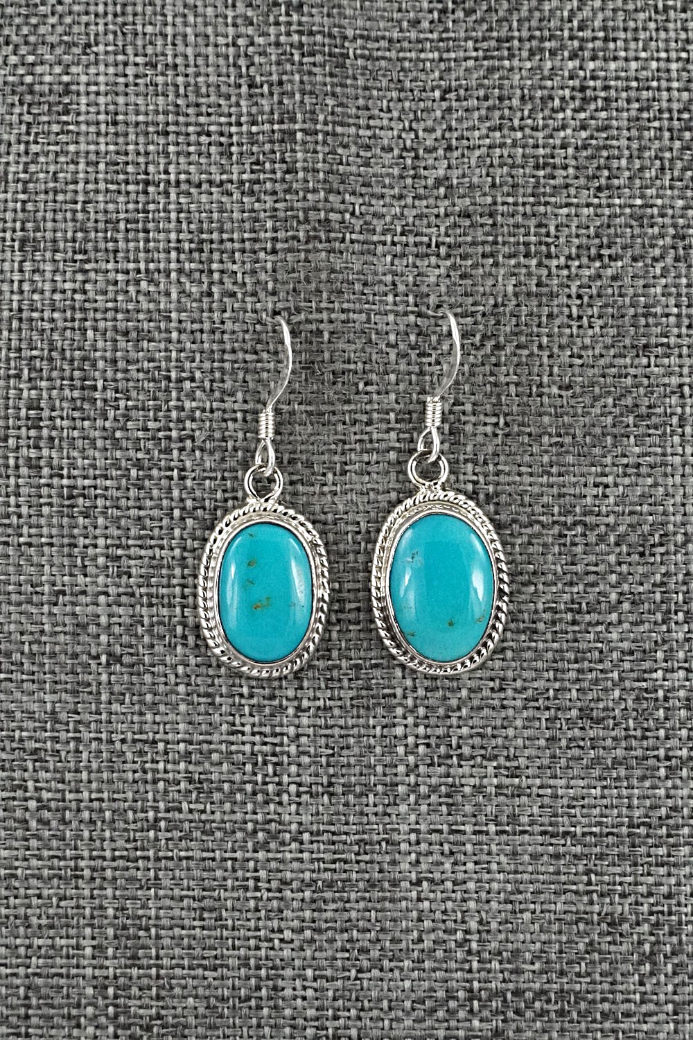 Turquoise & Sterling Silver Earrings - Sharon McCarthy