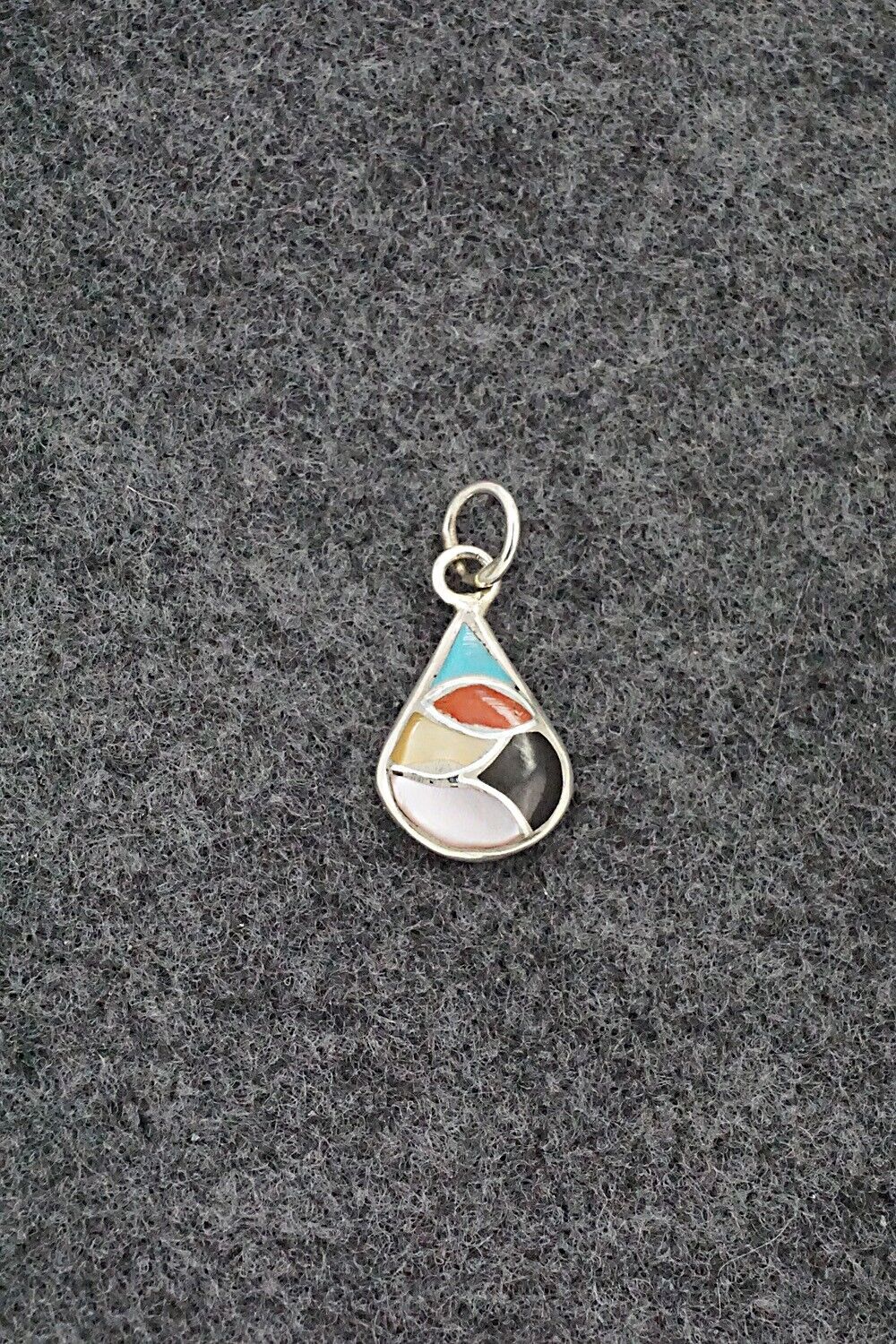 Multi-Stone & Sterling Silver Pendant - Orena Leekya