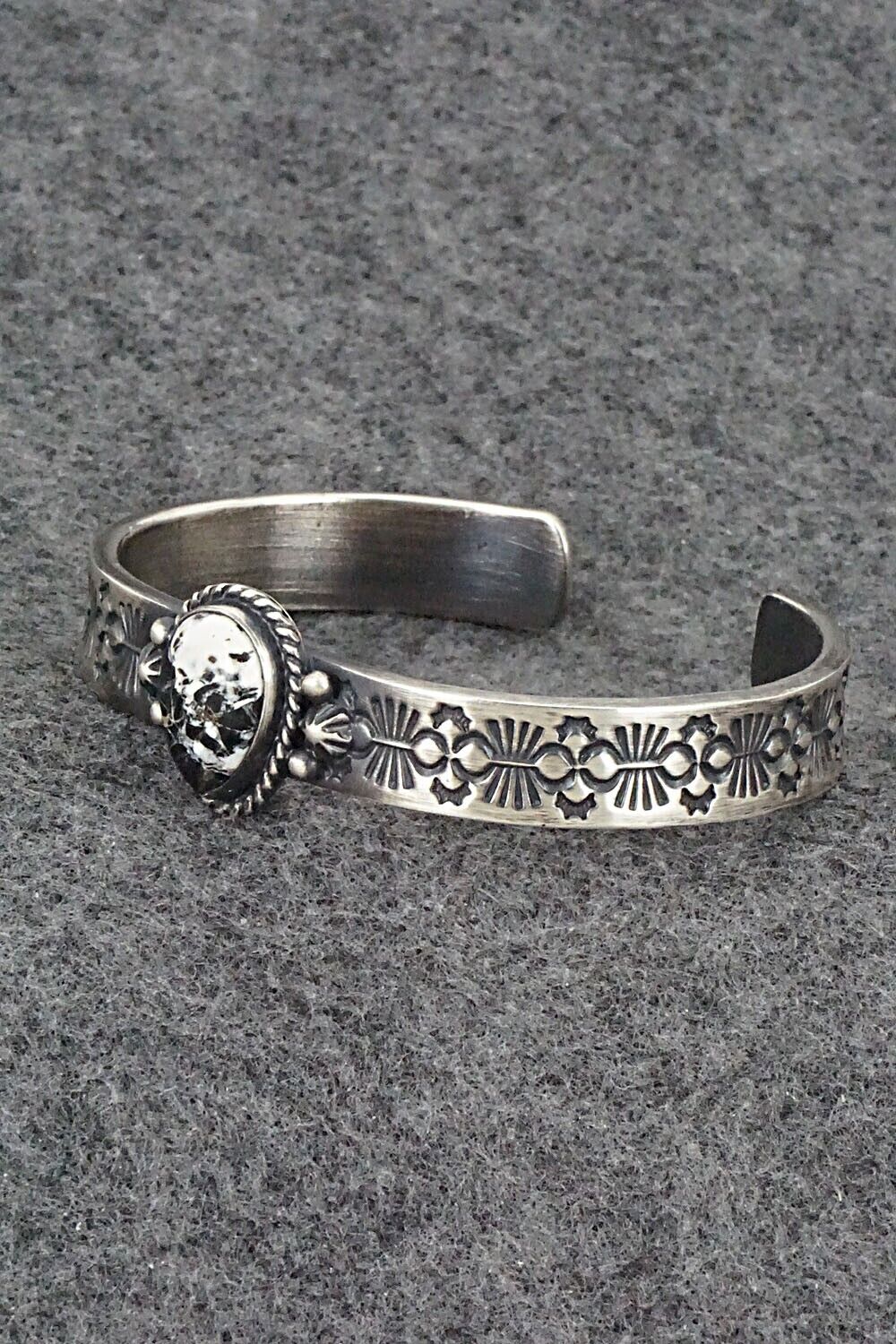 White Buffalo & Sterling Silver Bracelet - Mike Thompson