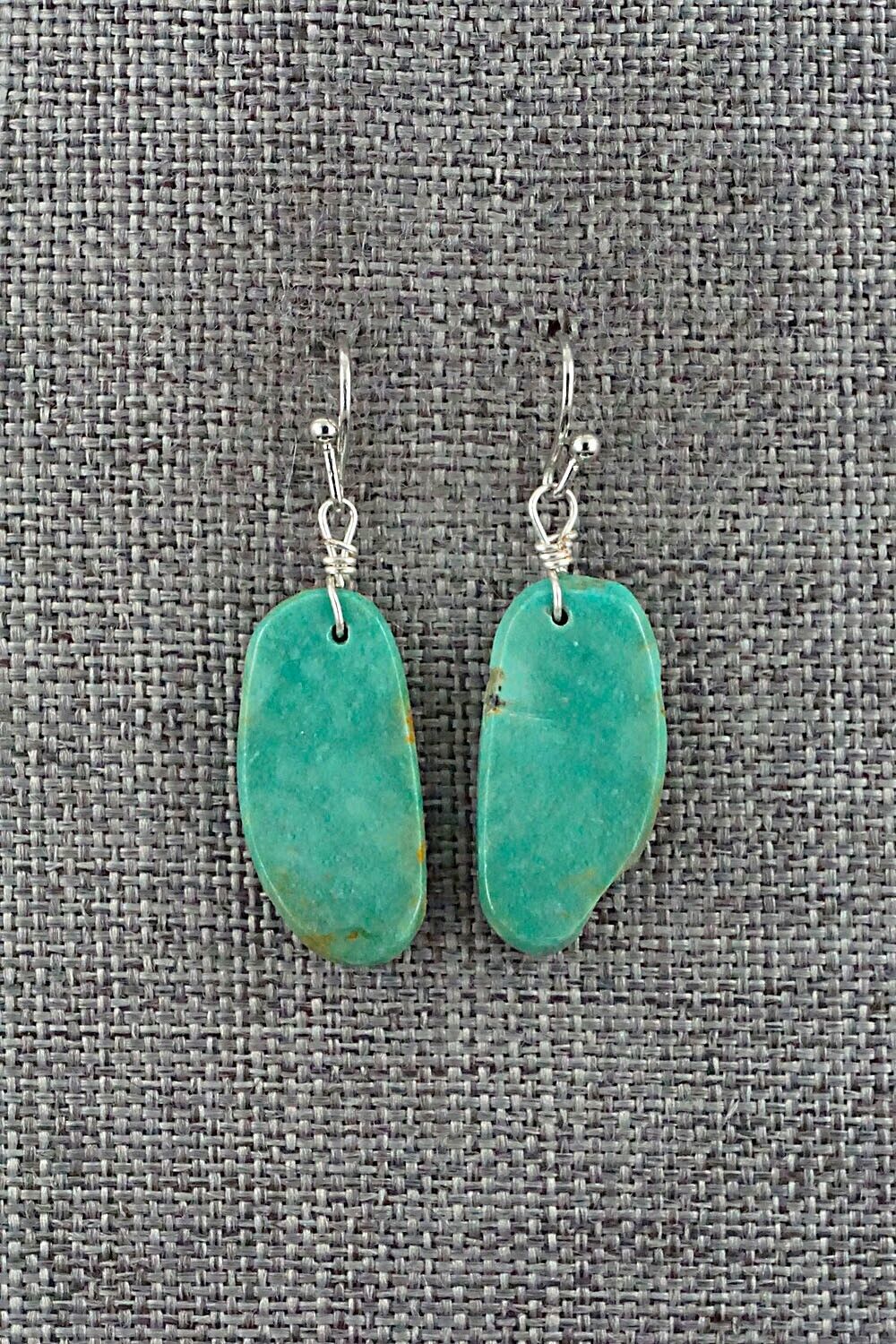 Turquoise & Sterling Silver Earrings - Joe Garcia