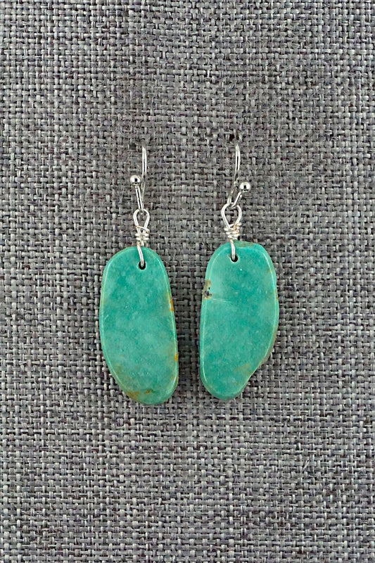 Turquoise & Sterling Silver Earrings - Joe Garcia