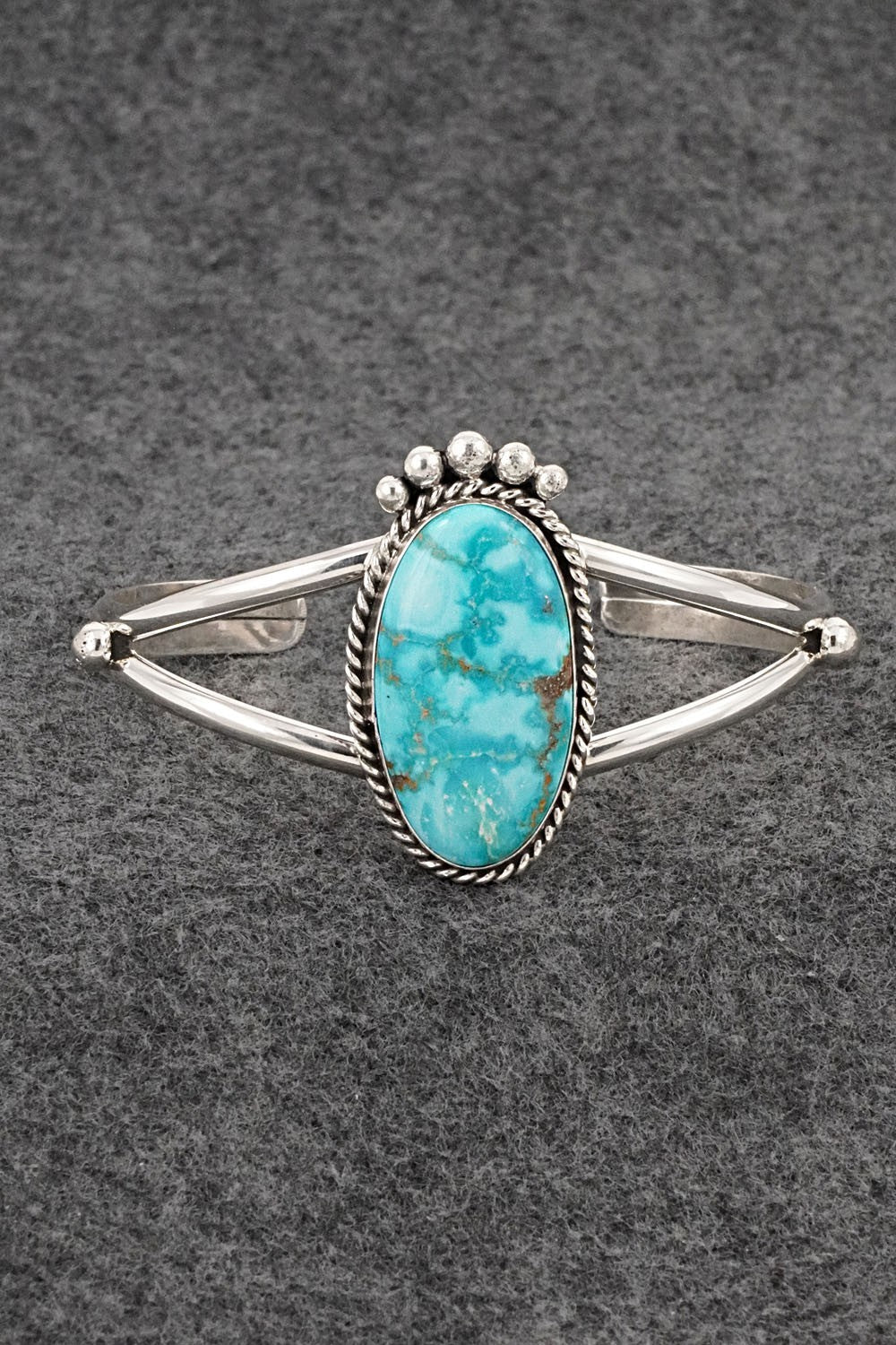 Turquoise & Sterling Silver Bracelet - Rena Begay