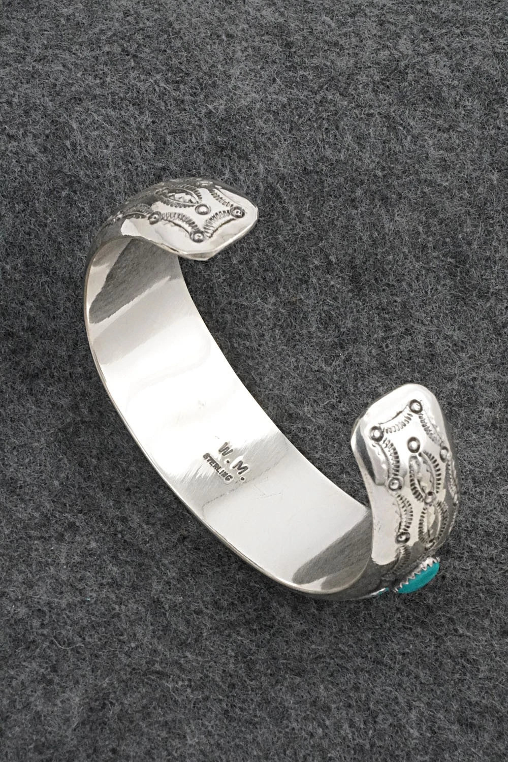 Turquoise & Sterling Silver Bracelet - Wilbert Muskett Sr.