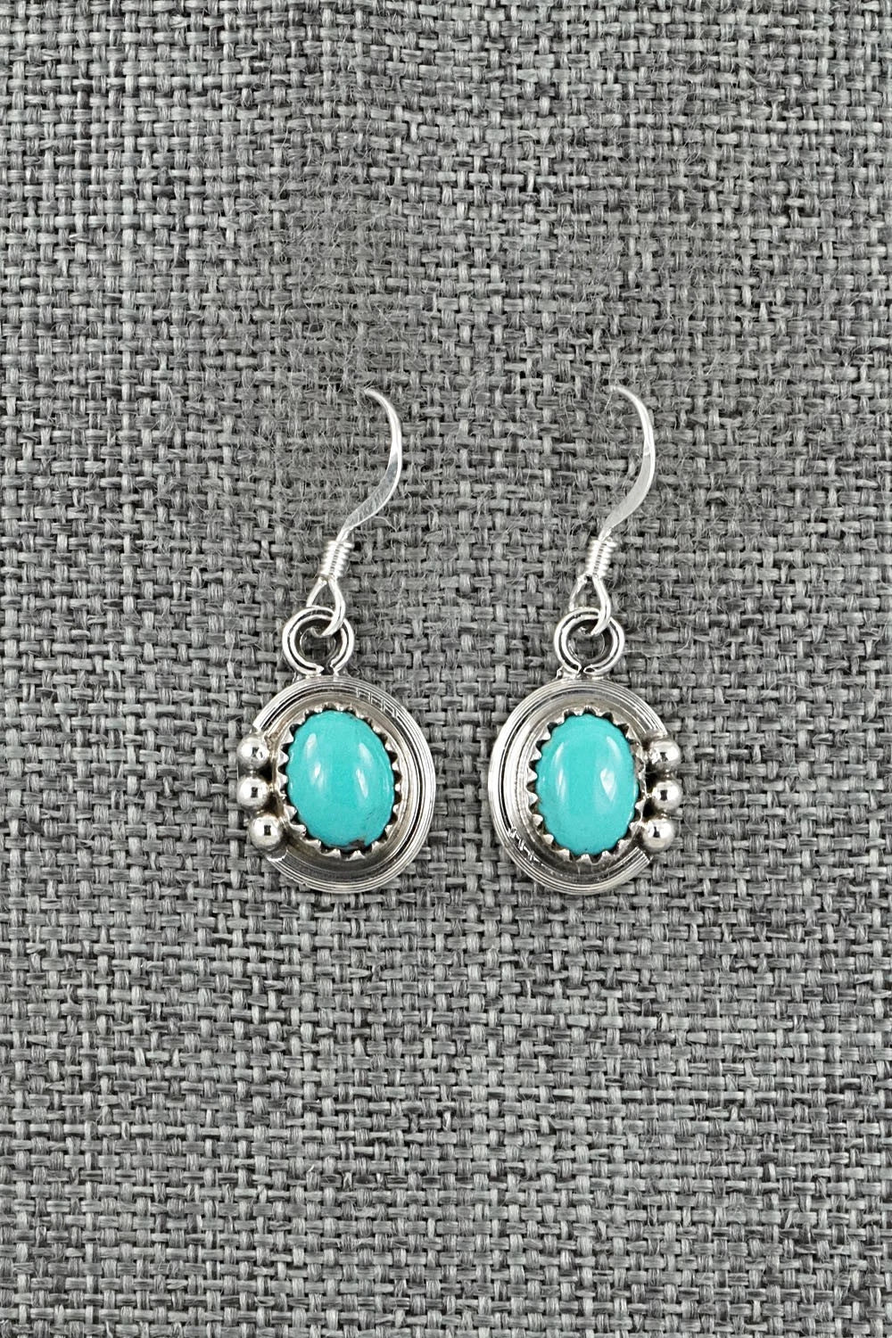 Turquoise & Sterling Silver Earrings - Rita Largo