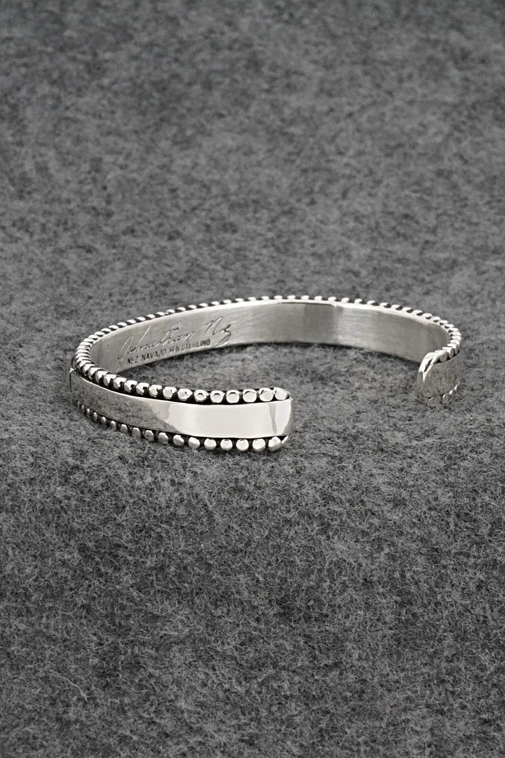 Sterling Silver and 14k Gold Bracelet - Jonathan Nez