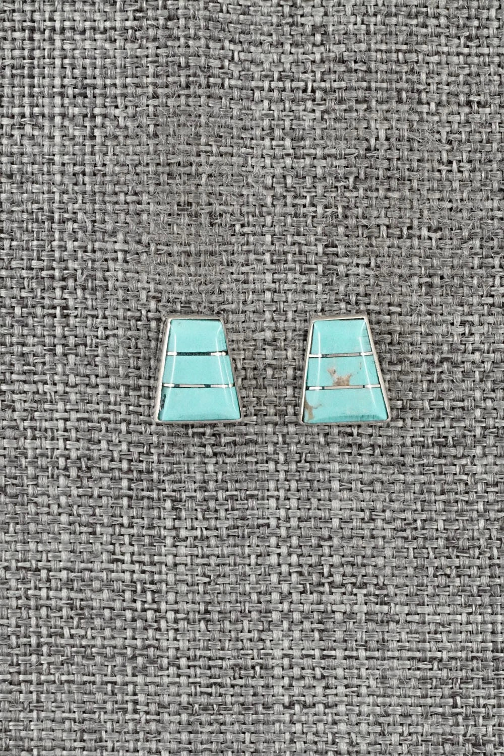 Turquoise and Sterling Silver Earrings - Michelle Haloo