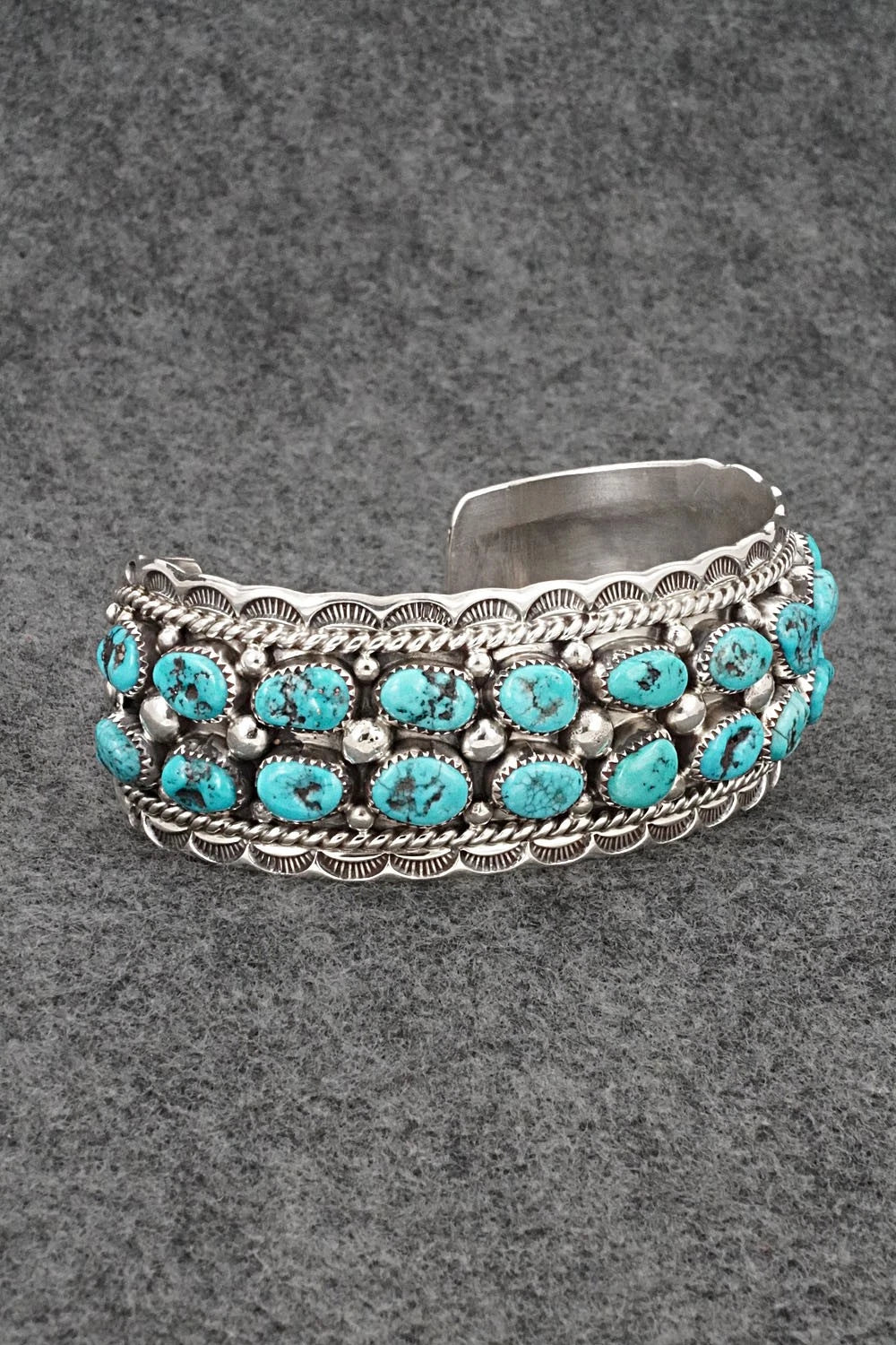 Turquoise & Sterling Silver Bracelet - Anthony Brown