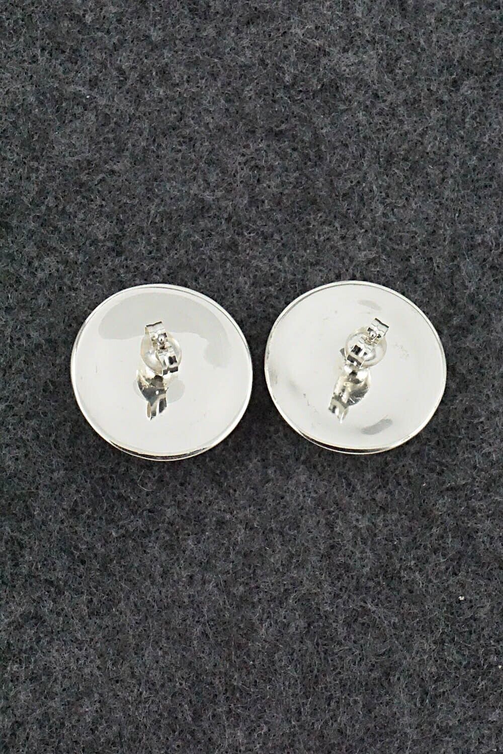 Sterling Silver Earrings - Marie Yazzie