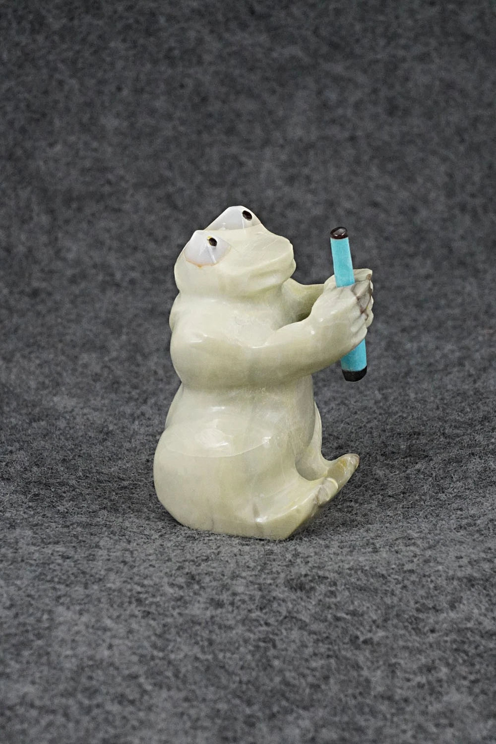 Frog Zuni Fetish Carving - Freddie Leekya