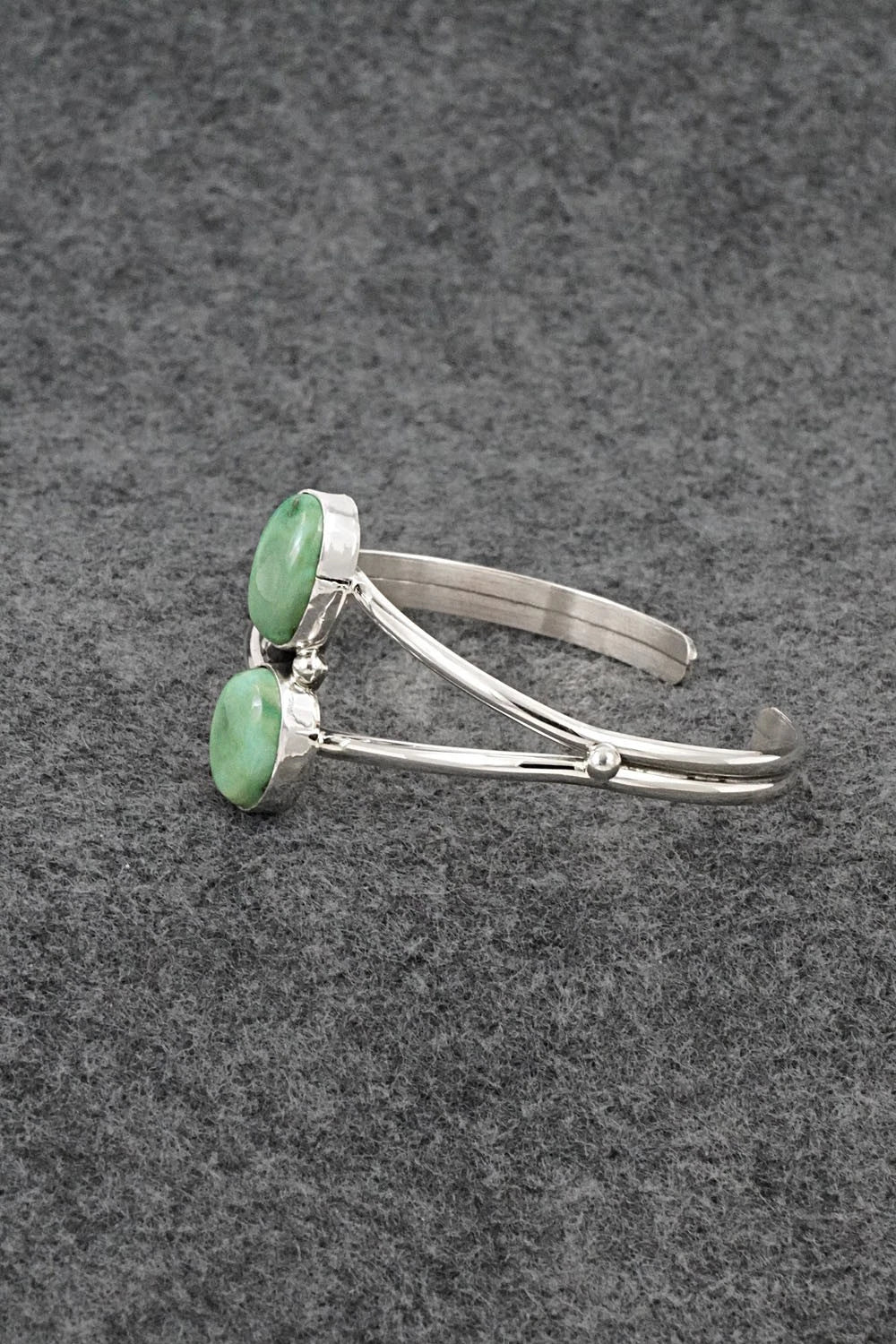 Turquoise & Sterling Silver Bracelet - Eugene Gruber