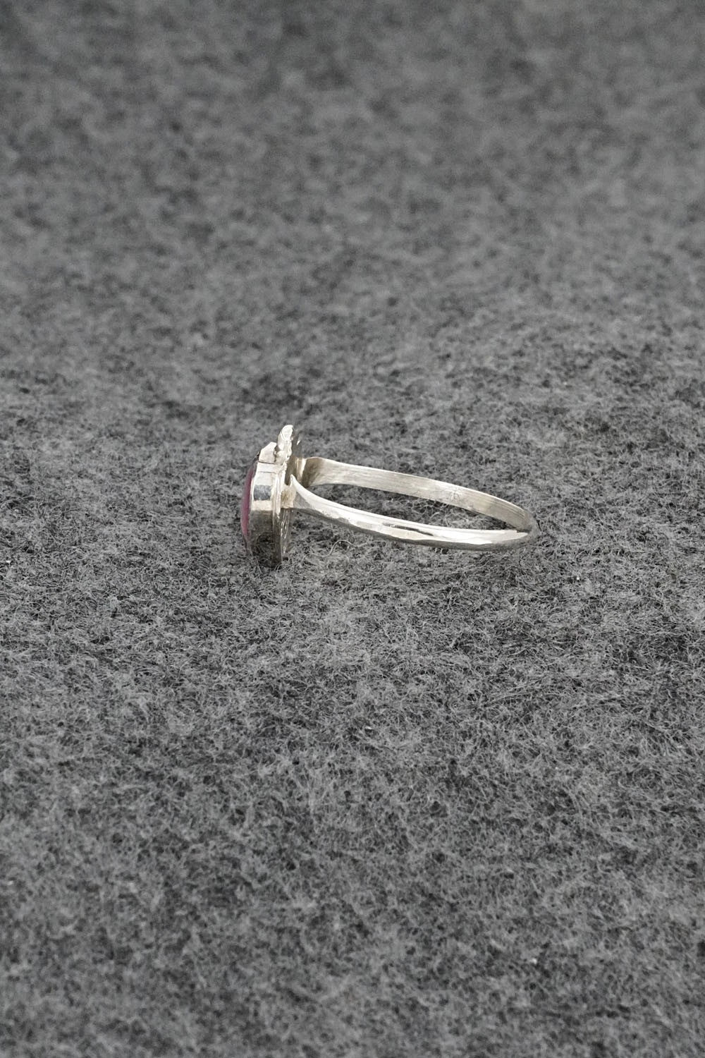 Mother of Pearl & Sterling Silver Ring - Ola Eriacho - Size 8.5