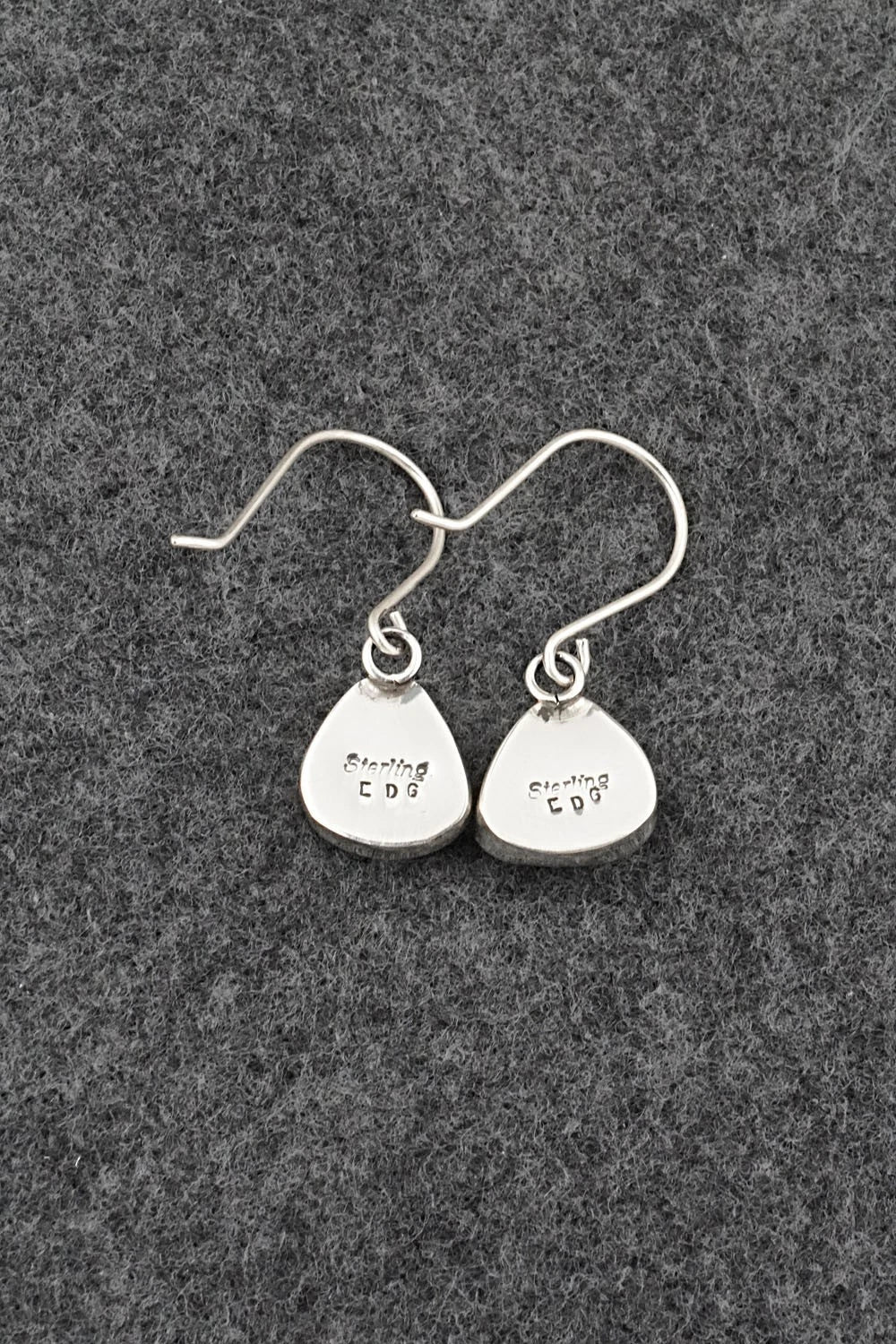 Turquoise & Sterling Silver Earrings - Eugene Gruber