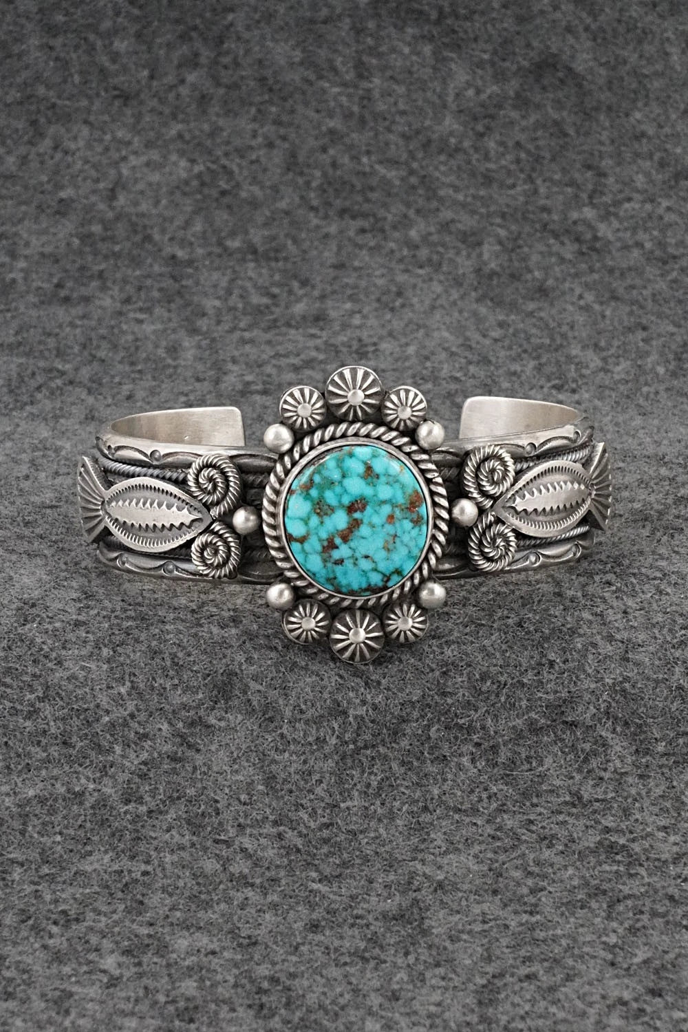 Turquoise & Sterling Silver Bracelet - Michael Calladitto