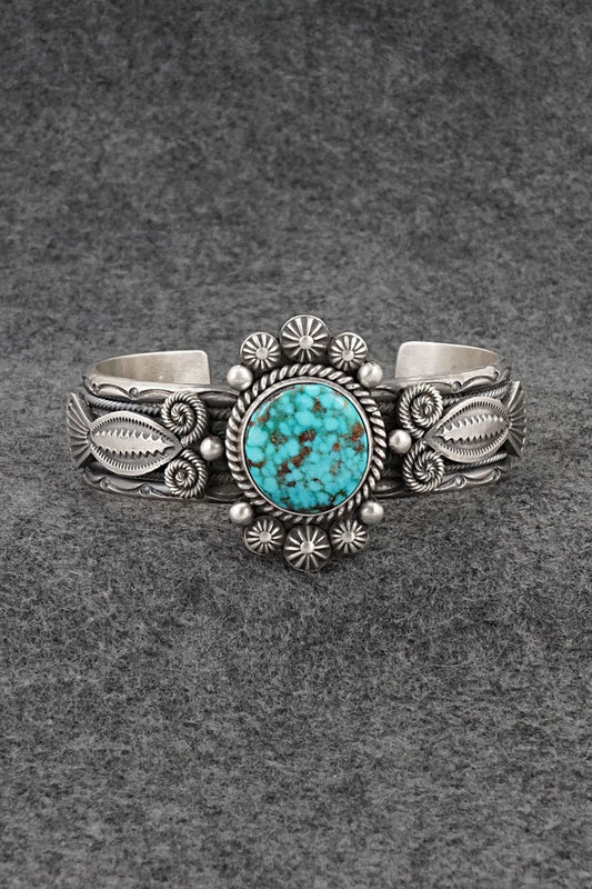 Turquoise & Sterling Silver Bracelet - Michael Calladitto