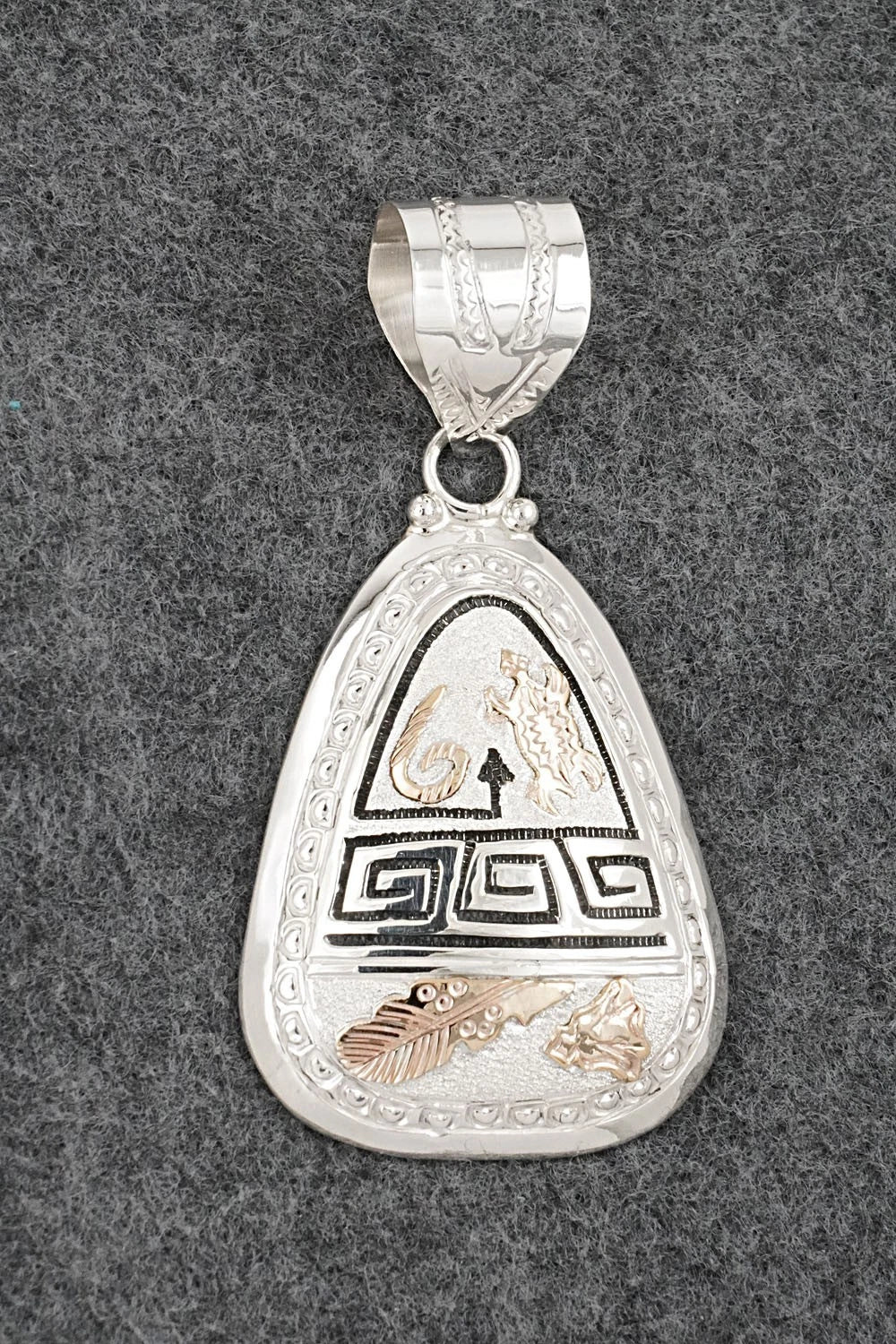 Sterling Silver & Gold Fill Pendant - Allison Manulito