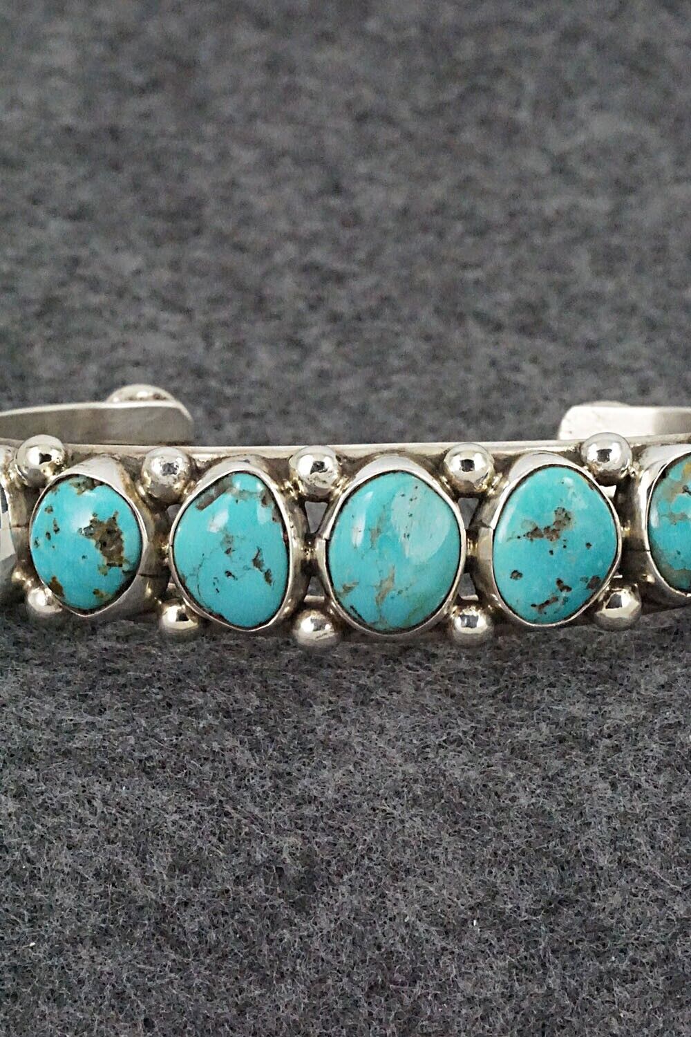 Turquoise & Sterling Silver Bracelet - Priscilla Reeder