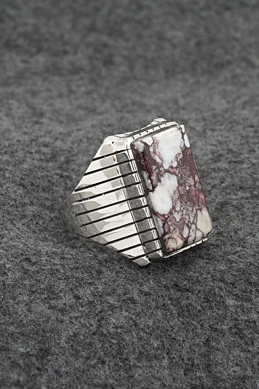 Wild Horse & Sterling Silver Ring - Trevor Jack - Size 11.5
