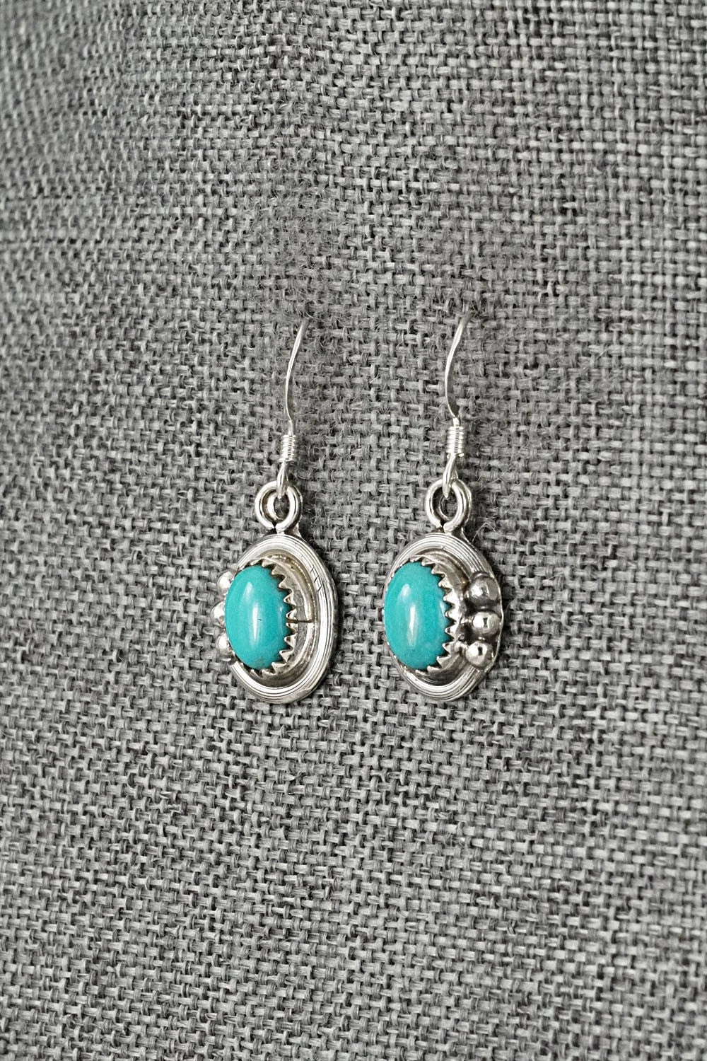 Turquoise & Sterling Silver Earrings - Rita Largo