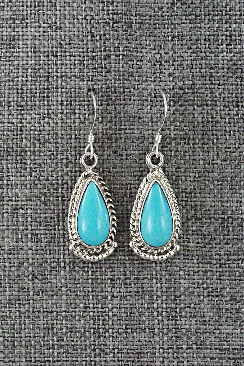 Turquoise and Sterling Silver Earrings - Sharon McCarthy