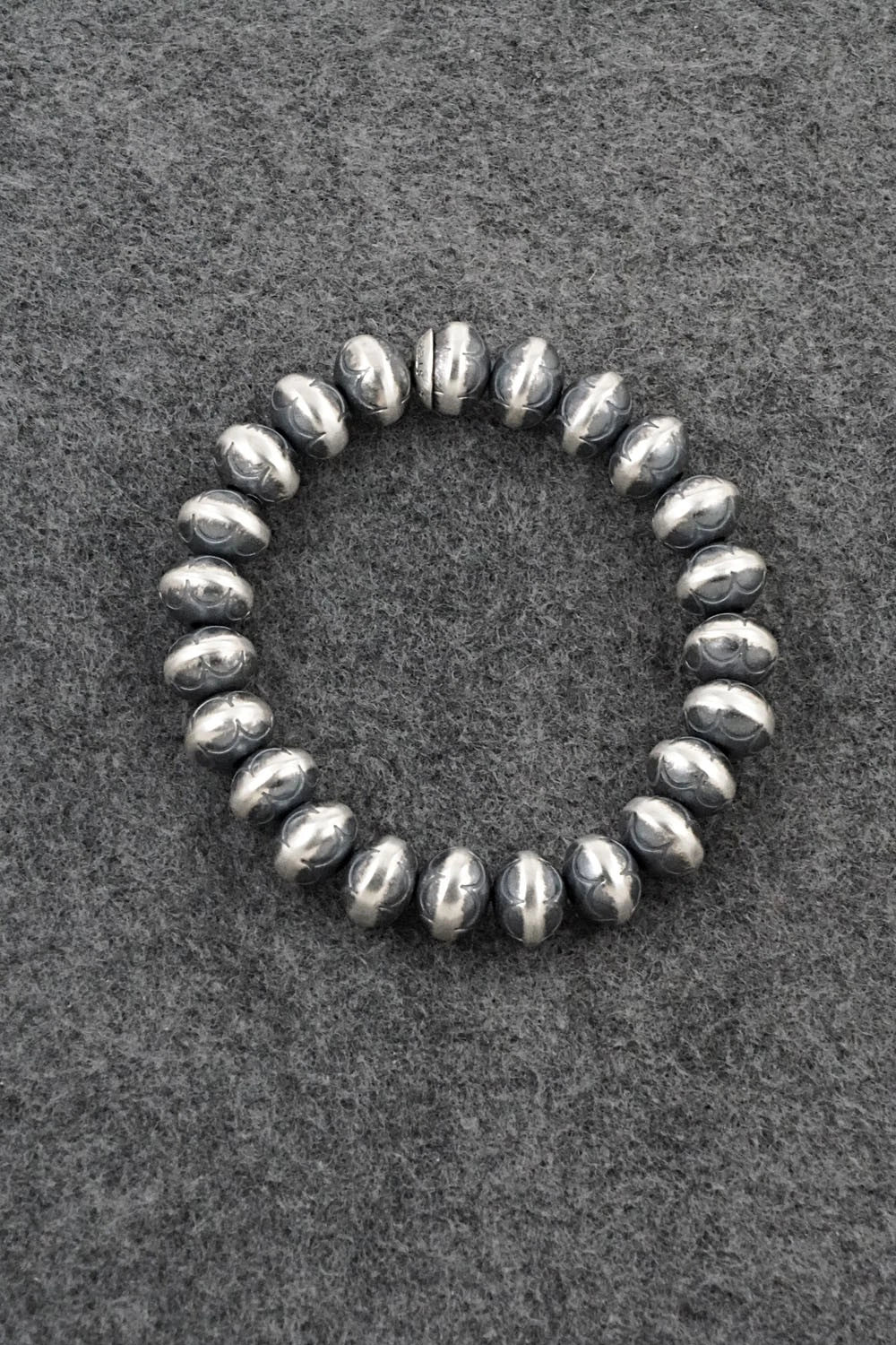 Sterling Silver Navajo Pearl Bracelet - Bryannen Halwood