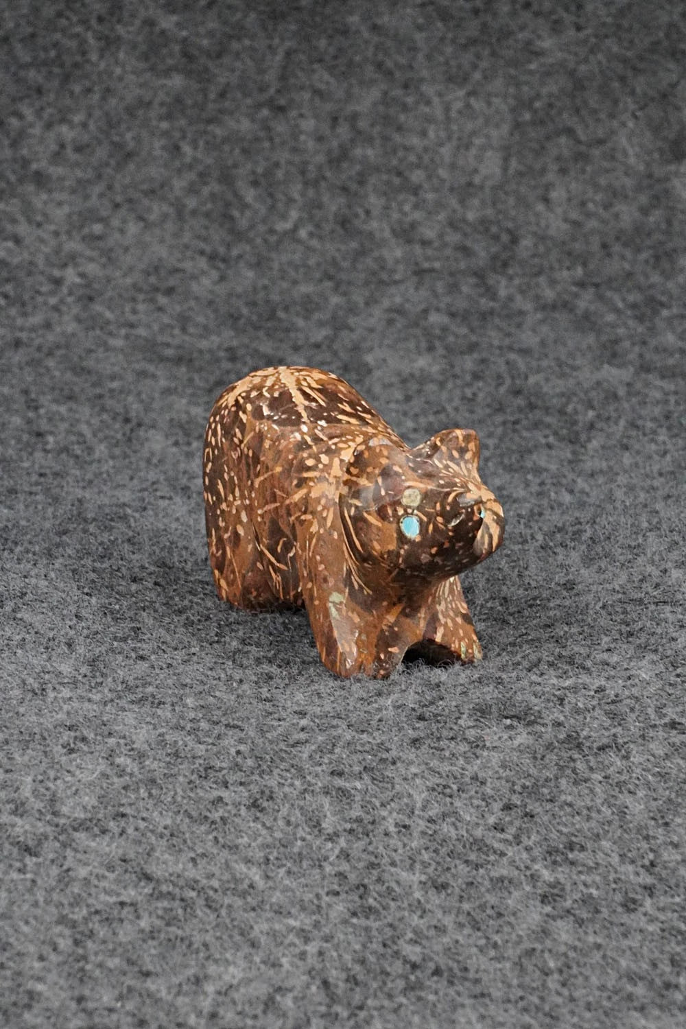 Bear Zuni Fetish Carving - Calvert Bowannie