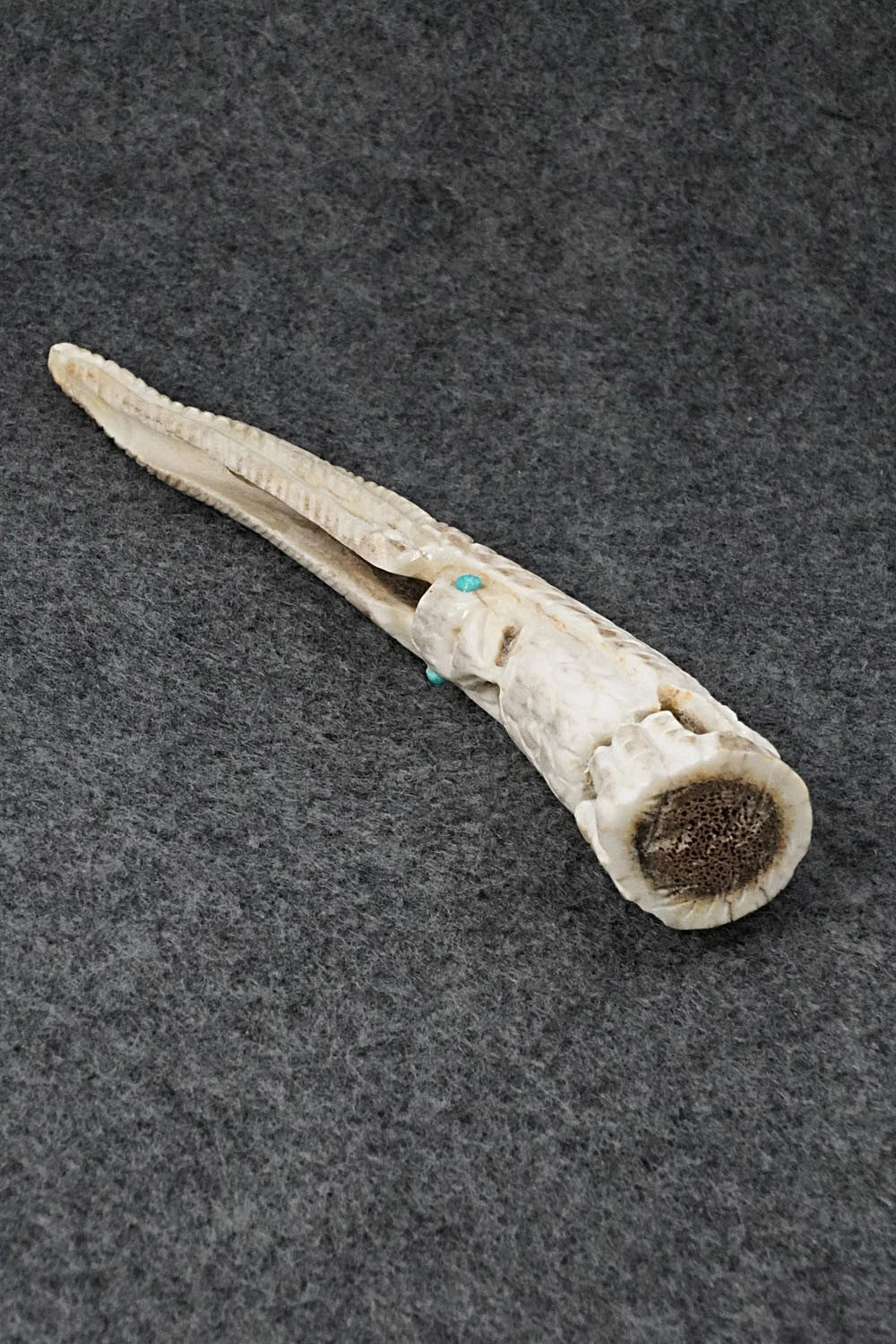 Eagle Zuni Fetish Carving - Garrick Weeka