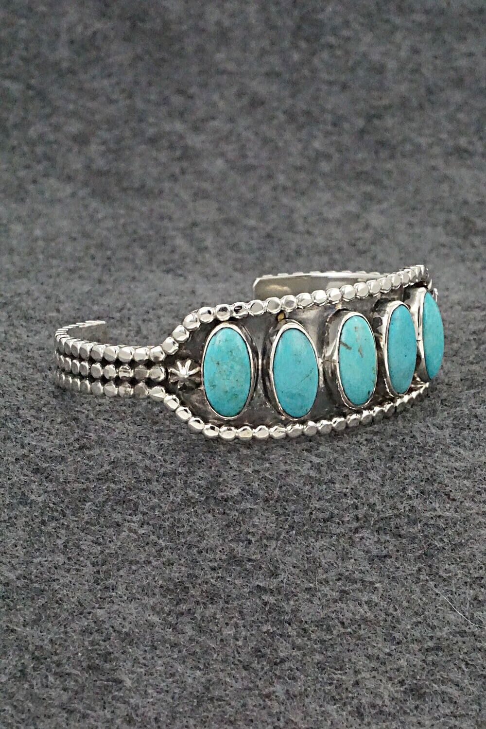 Turquoise & Sterling Silver Bracelet - Darrell Morgan