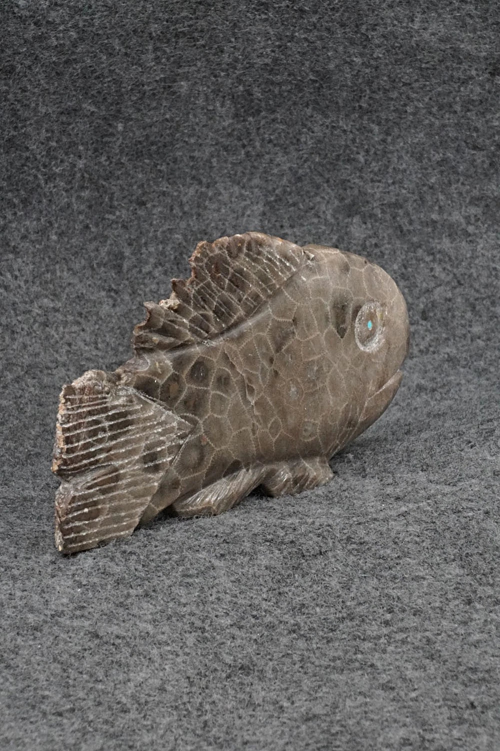 Fish Zuni Fetish Carving - Tony Mackel