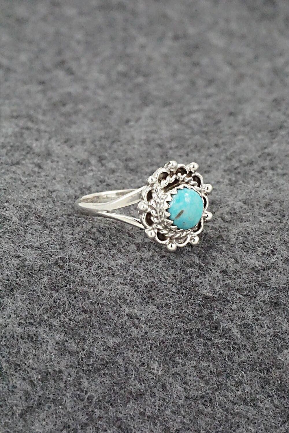 Turquoise & Sterling Silver Ring - Theresa Smith - Size 6