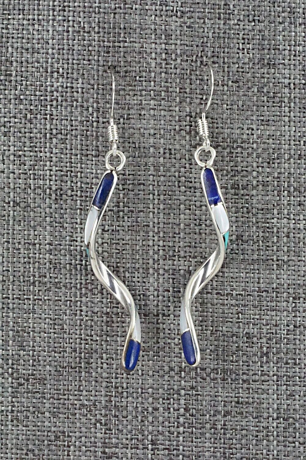 Multi Stone & Sterling Silver Earrings - Ira Johnson