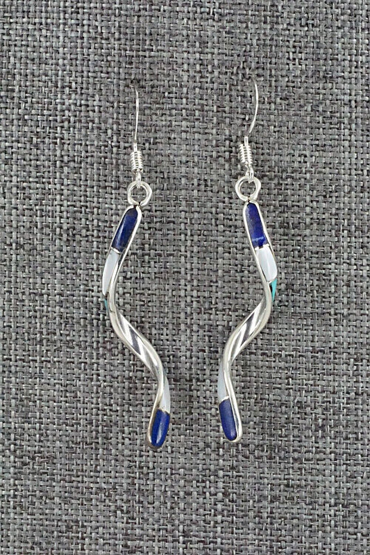 Multi Stone & Sterling Silver Earrings - Ira Johnson