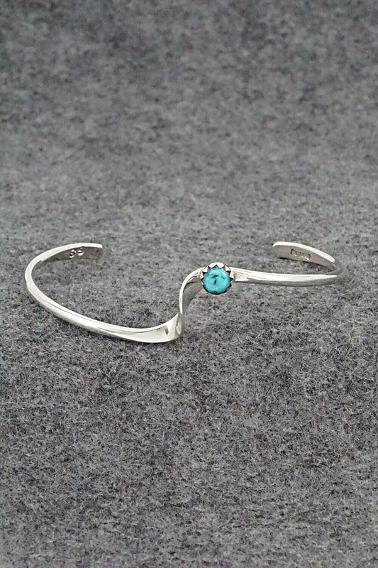 Turquoise & Sterling Silver Bracelet - Yolanda Skeets