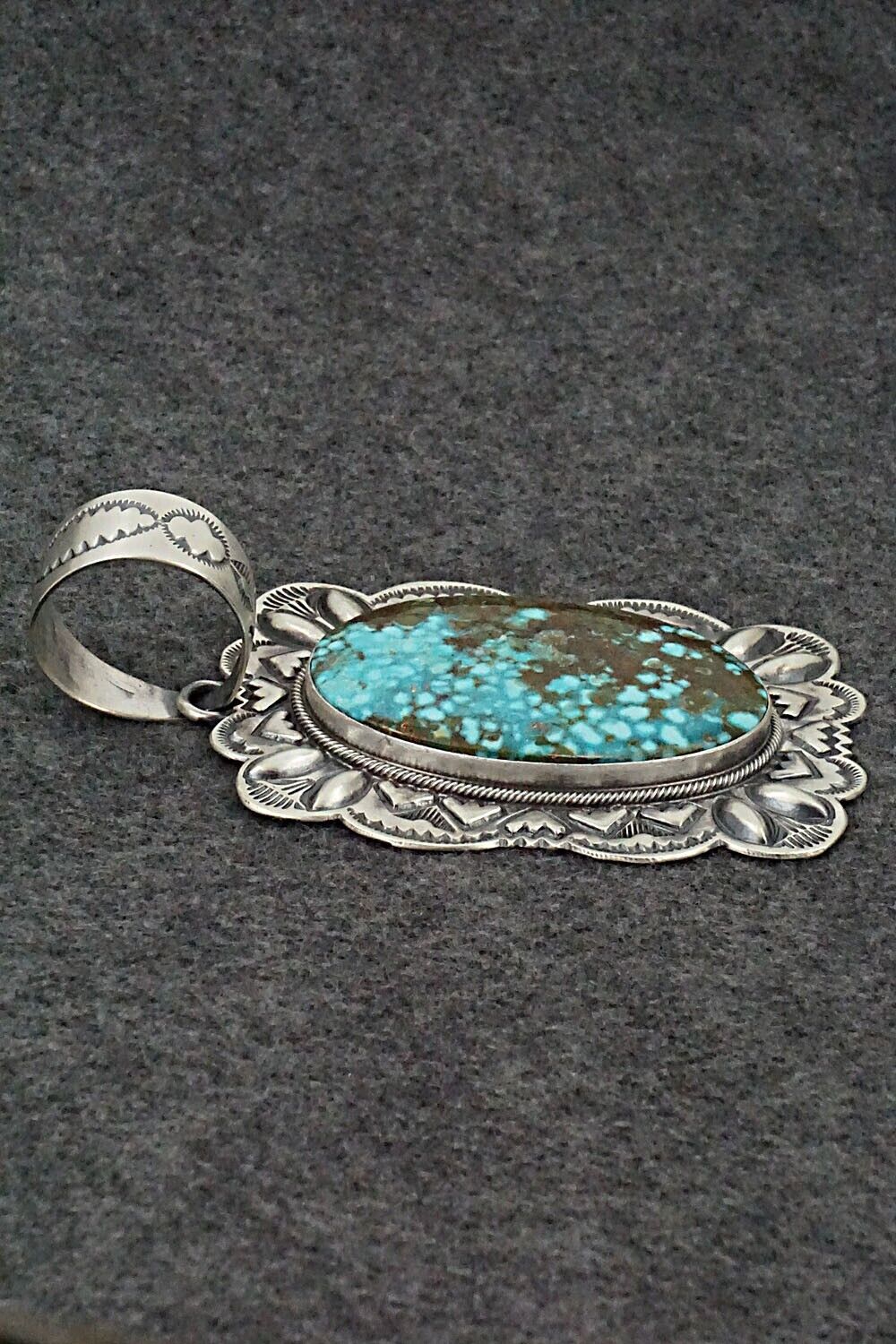 Turquoise & Sterling Silver Pendant - Randy Boyd