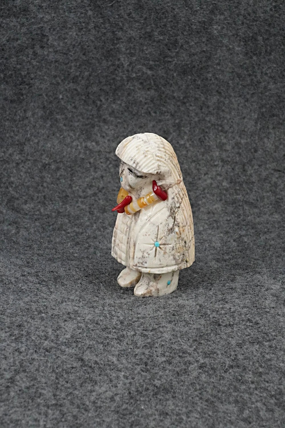 Corn Maiden Zuni Fetish Carving - Farlan & Paulette Quam