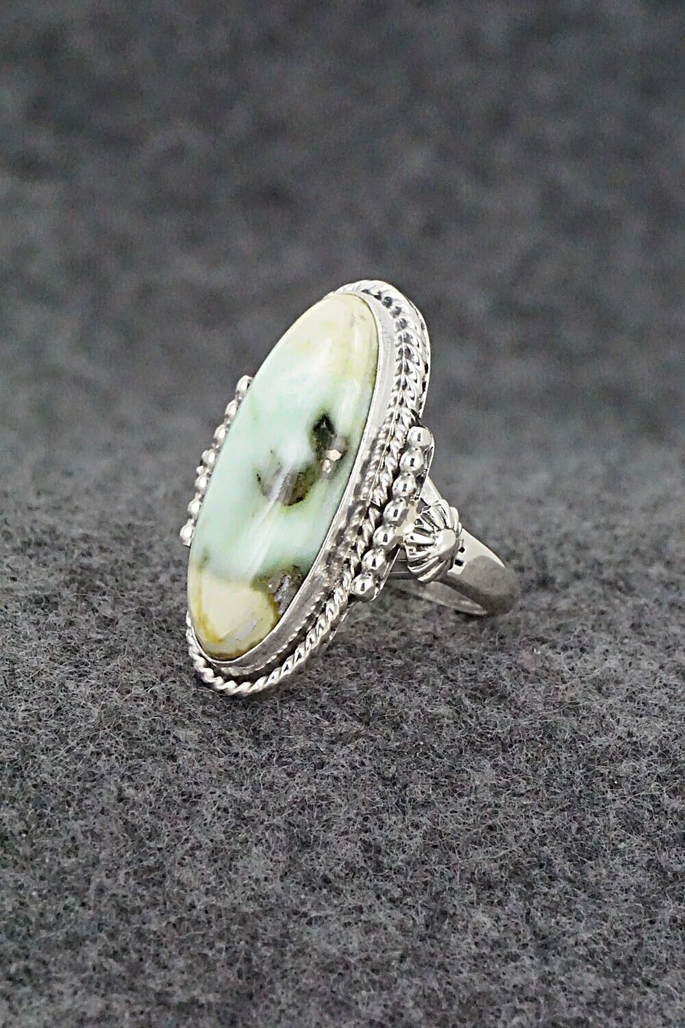Variscite & Sterling Silver Ring - Andrew Vandever - Size 6