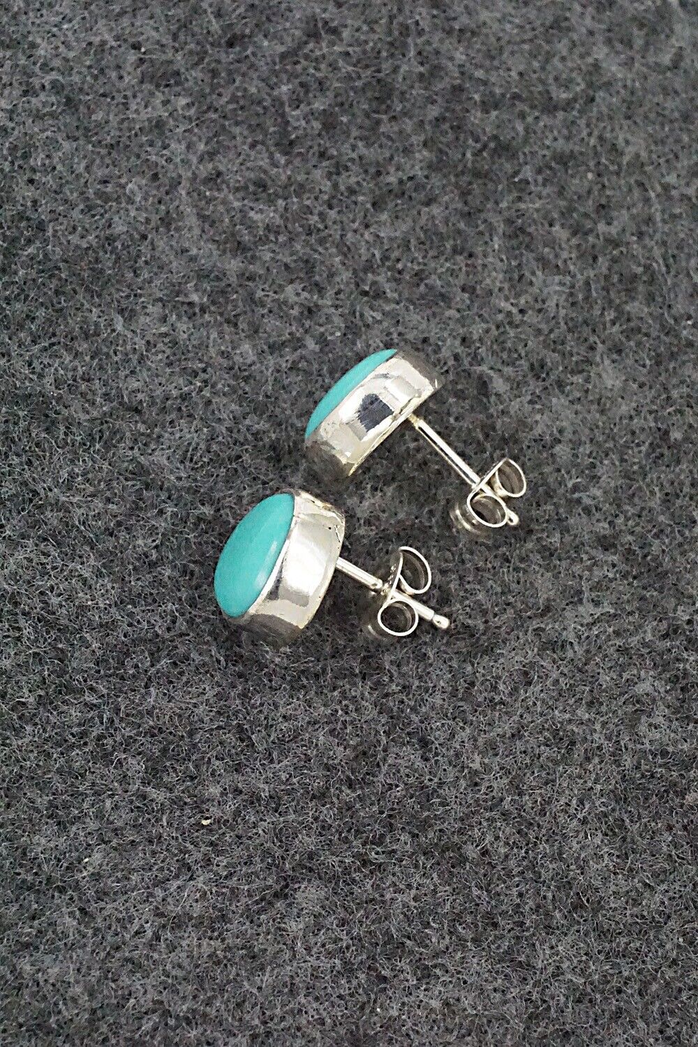 Turquoise & Sterling Silver Earrings - Marco Begaye