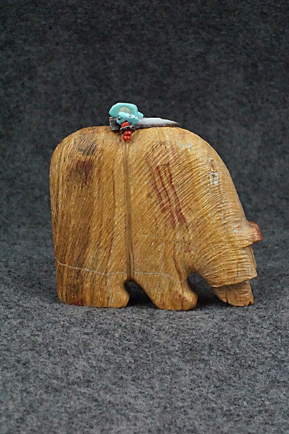 Bear Zuni Fetish Carving - Douglas Martza