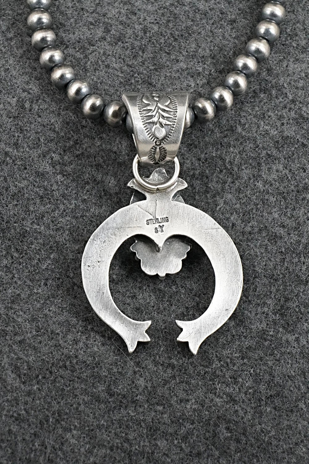 Turquoise & Sterling Silver Necklace - Samuel Yellowhair