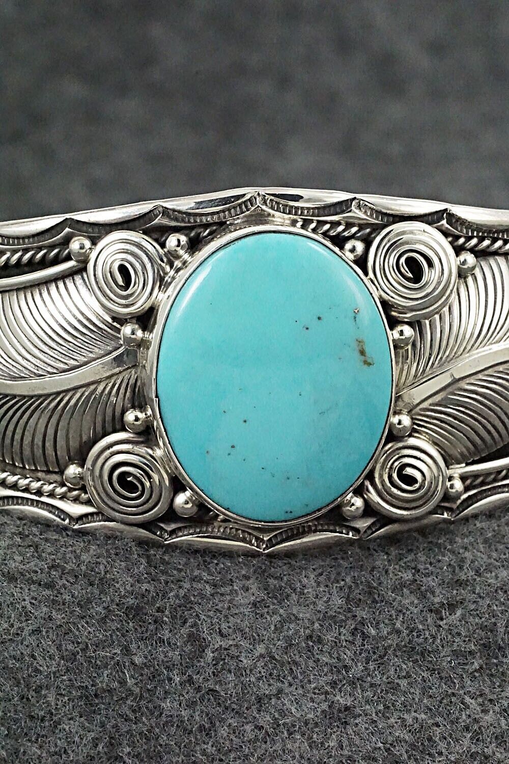 Turquoise & Sterling Silver Bracelet - Darrell Morgan