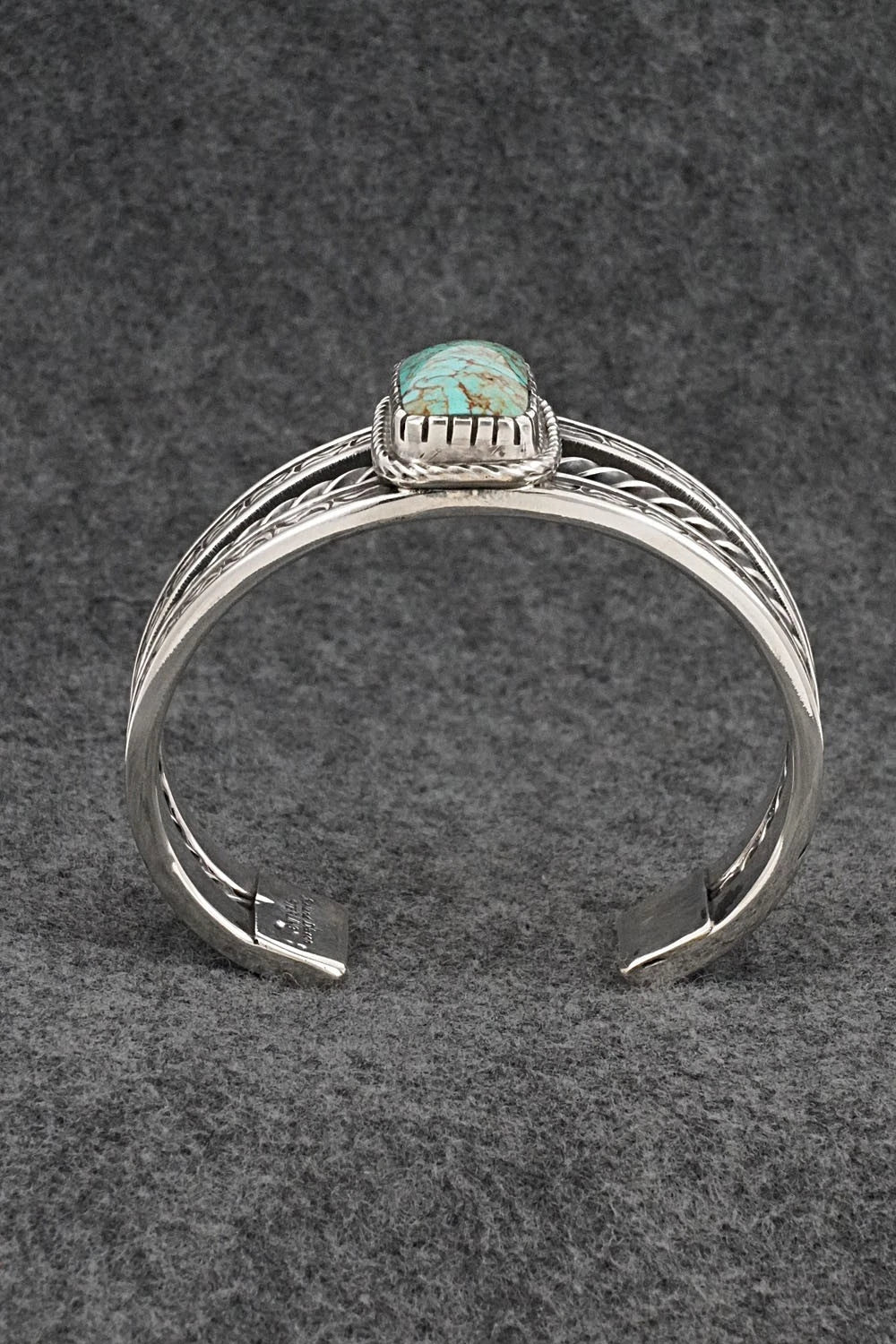 Turquoise & Sterling Silver Bracelet - Roland Dixson