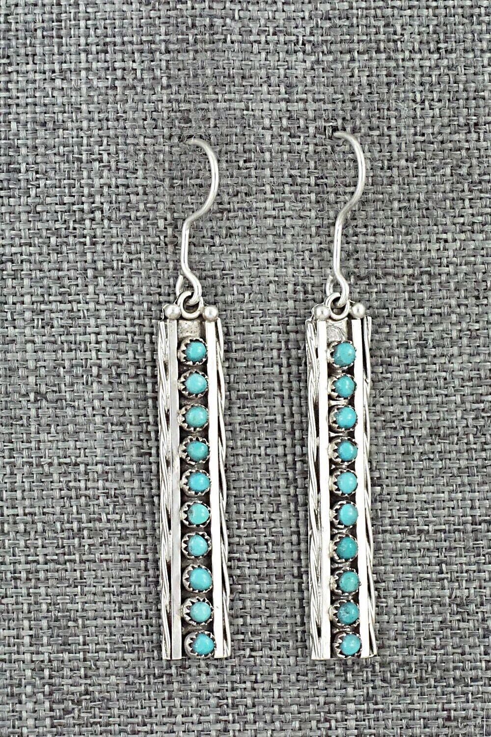 Turquoise & Sterling Silver Earrings - Stephen Haloo
