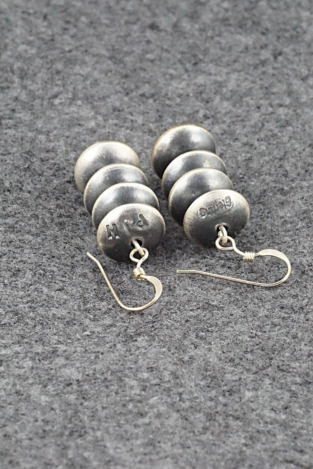 Sterling Silver Navajo Pearl Earrings - Preston Haley
