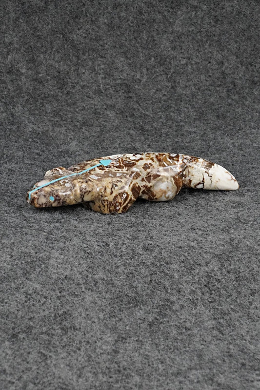 Badger Zuni Fetish Carving - Kenric Laiwakete